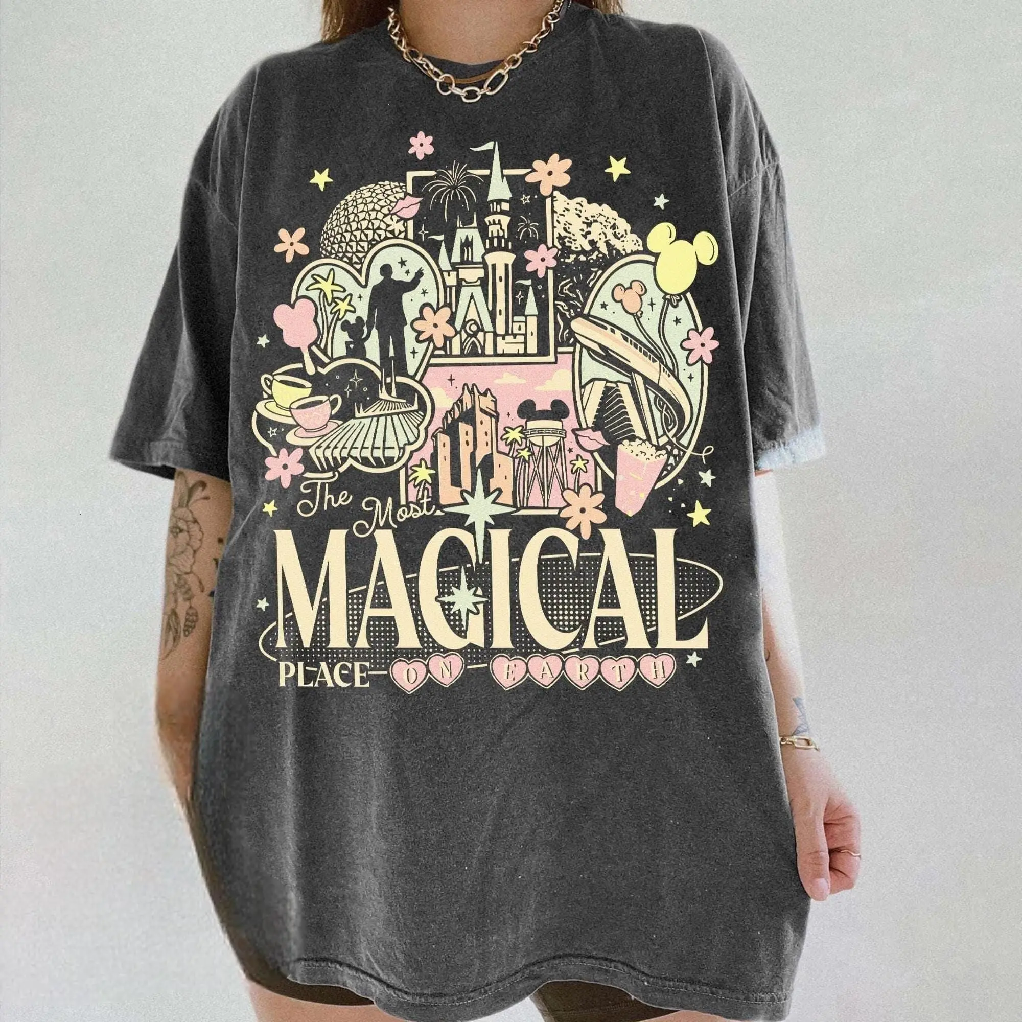 WDW Retro The Most Magical Place On Earth Shirt, Mickey WDW, Magical Kingdom 2026 Trip Vacation Tee