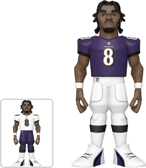 Lamar Jackson - FUNKO GOLD 12 NFL: Ravens - Lamar Jackson (Styles May Vary)  [COLLECTIBLES] Vinyl figurine/statue