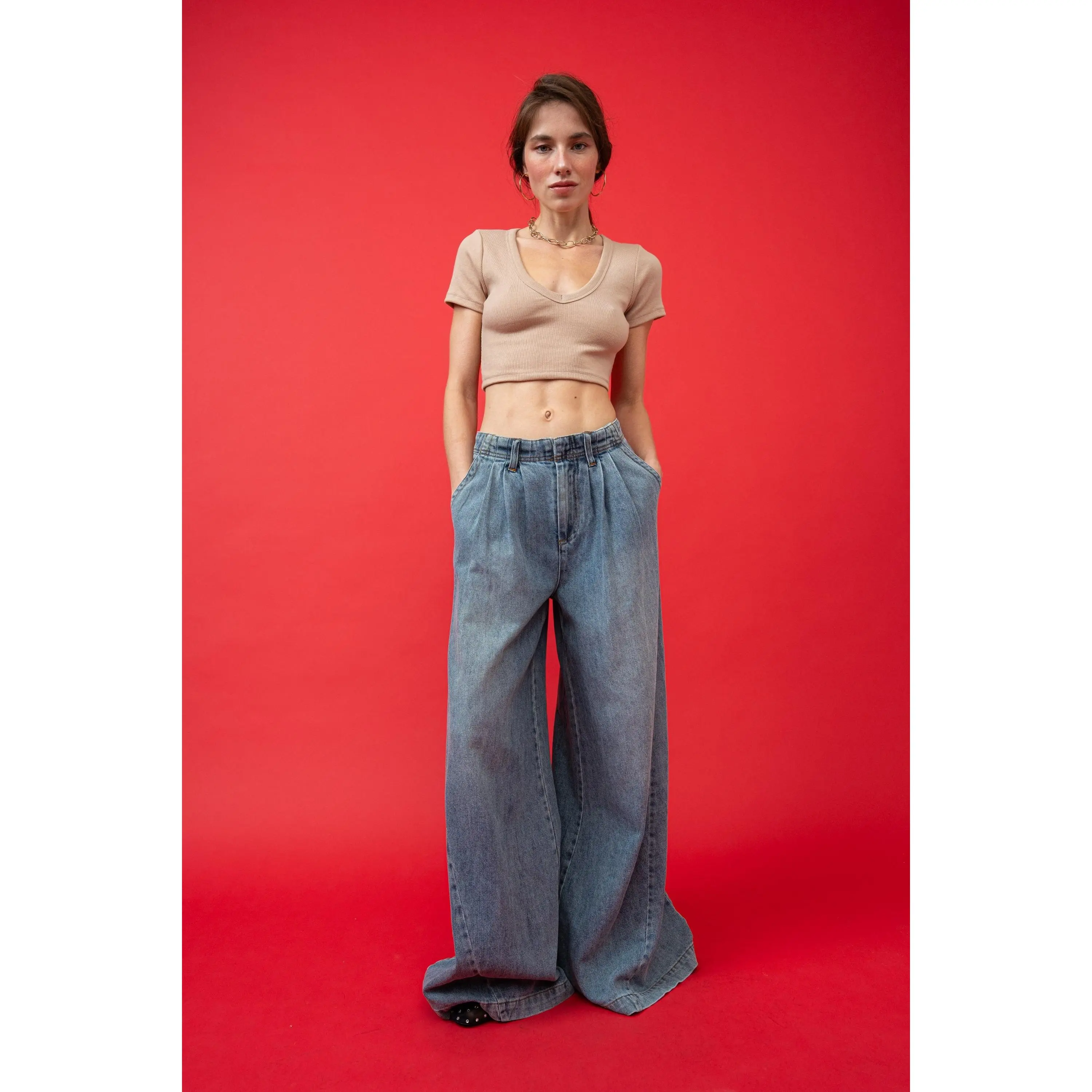 TIANA WIDE LEG JEANS