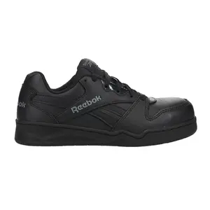 Reebok Work Mens Bb4500 Slip Resistant Composite Toe  Work Safety Shoes Casual - Black