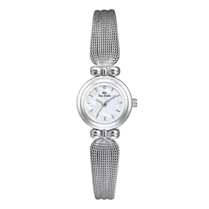 Vintage Round Shell Face Women's Watch, Wheat Strap, Clear Marked Numbers, Elegant Gift Choice, Daily Wear, Rectangle Shape, Metal Case
