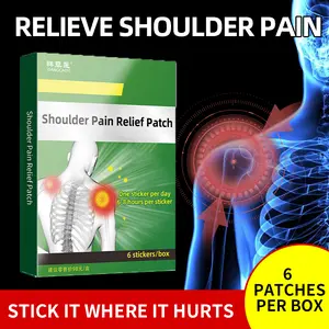 Relieve shoulder pain, treat rotator cuff injuries, shoulder periarthritis, shoulder patch, joint pain - apply where it hurts