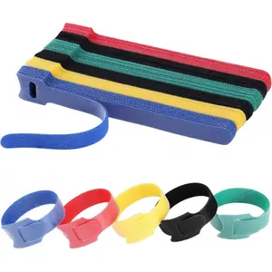 120PCS 6 Inch Cable Ties Reusable Multi-Purpose Wire Ties Cord Organizer Adjustable Cable Management 5 Colors