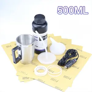 500ML Car Headlight Polishing Kit, Polymer Repair Liquid, Maintenance & Cleaning Set, Automotive Headlight Renewal Tools