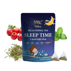 Organic Sleep Tea Beverage Natural Herbal Blend - Premium Quality Ingredients for a Calming Bedtime Ritual