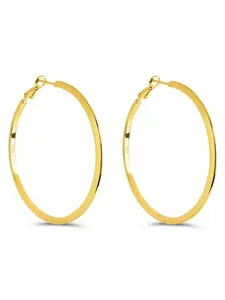 Leona Polished Hoop Earrings