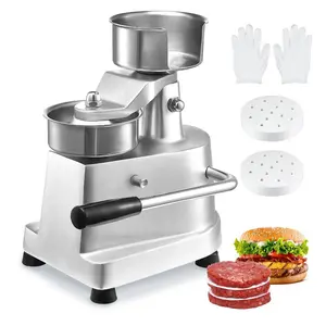 VEVOR Commercial Burger Patty Maker, 3 Convertible Mold(2/4/5 - inch) Manual Beef Patty Maker, 1.5KG Large - Capacity Hopper Hamburger Press Machine, PE Meat Forming Processor with Handle Patty PaperVEVOR Super Brand Day