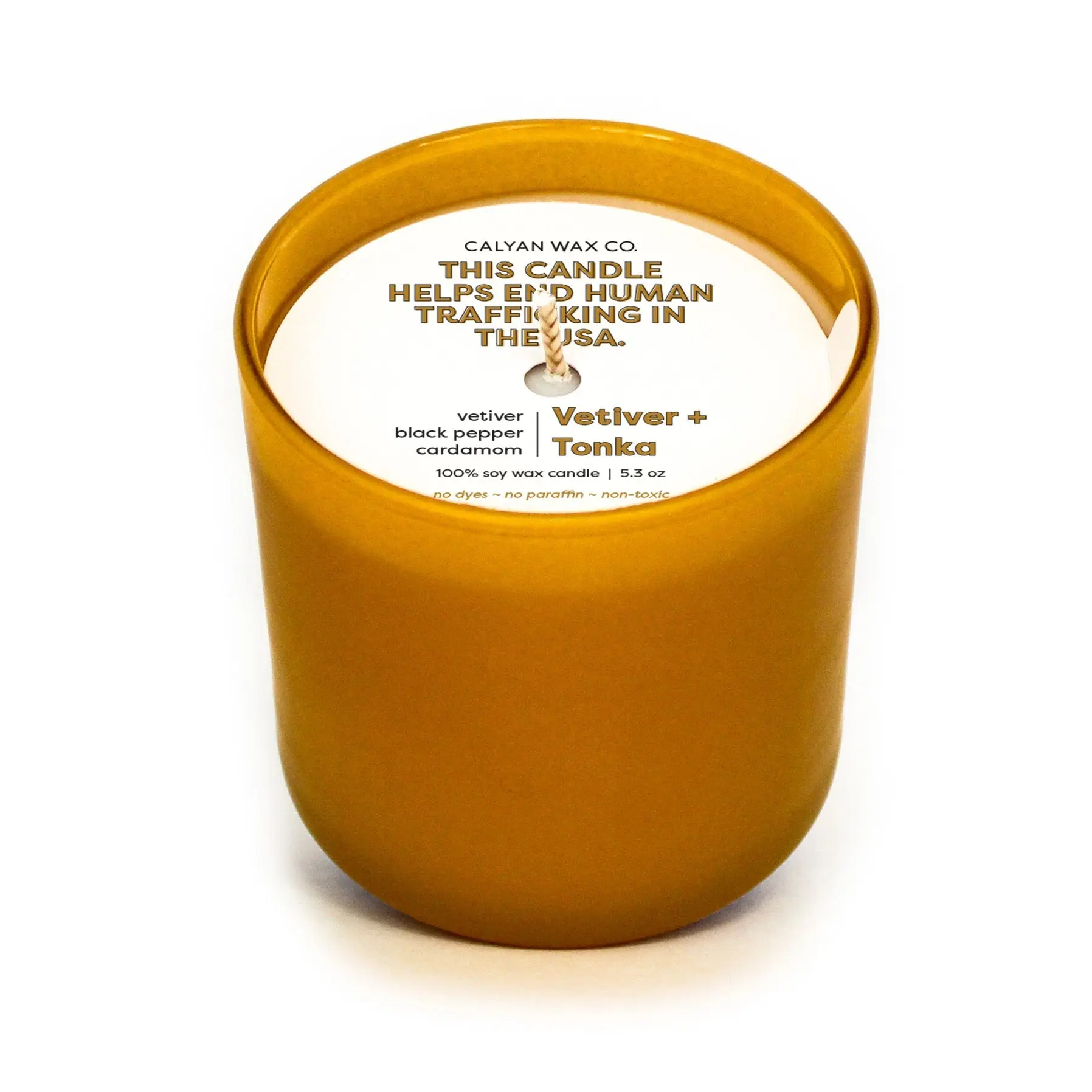 Vetiver + Tonka Dignity Series Candle