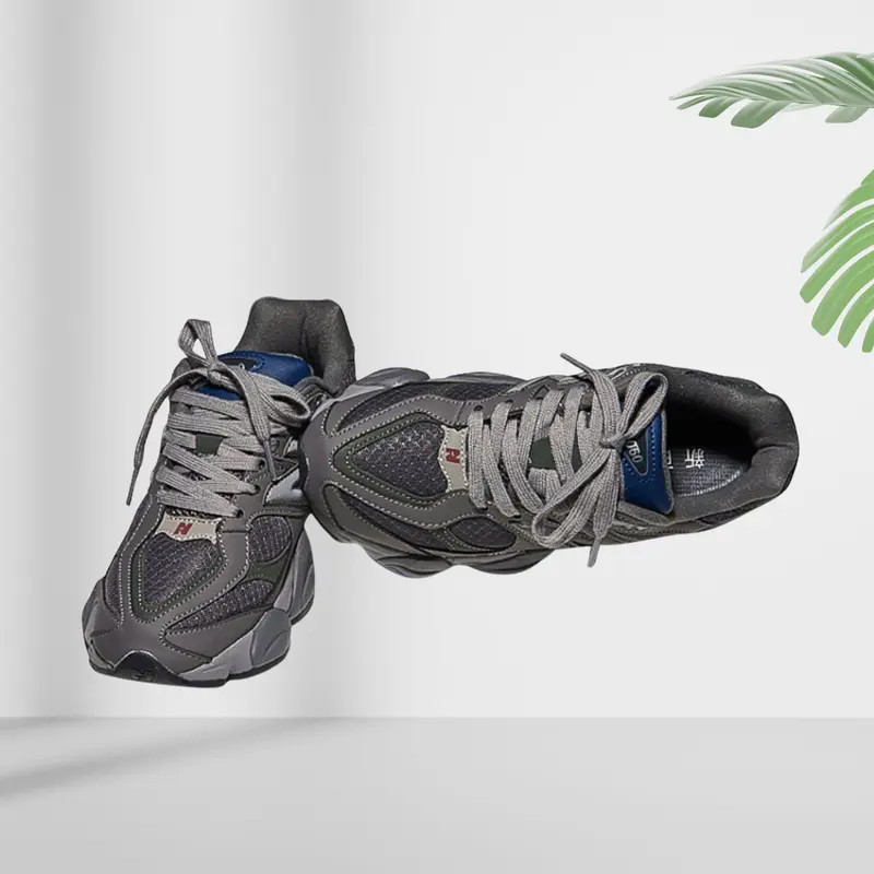 Hot Trend 2025 Unisex Chunky Running Sneakers Pink Mesh & Suede Athletic Shoes with Breathable Cushioning Anti-Slip Sole for Men Women