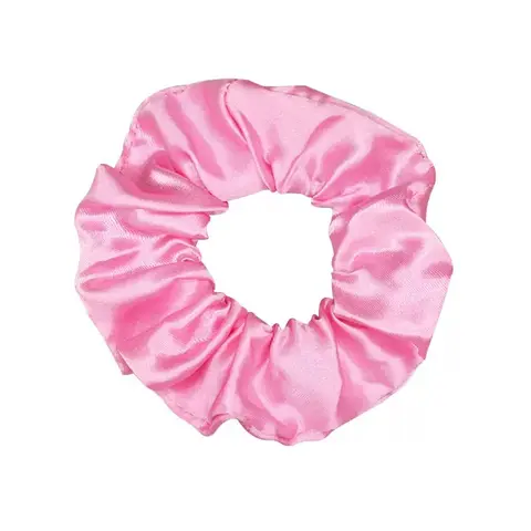 17KM Women's Blush Pink Plain Satin Hair Headband - Elastic, Soft Grip, Comfortable and Long-Lasting, Cute, Polished, Damage-Free Hair Styling Accessory for Messy Buns, 1 Size, Minimalist Satin Look