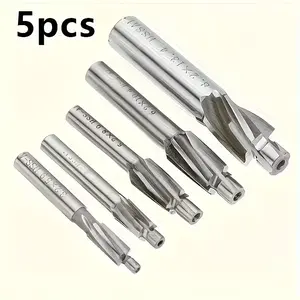 High-Speed Steel Countersink Drill Bits Set, Heat Resistant Anti-Rust, Ideal for Workshop Tools Cnc Lathe Metal Drilling Slotting