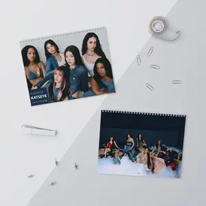Katseye Beautiful Chaos 2026 Wall Calendar, 12-month Kpop Girl Group Planner
