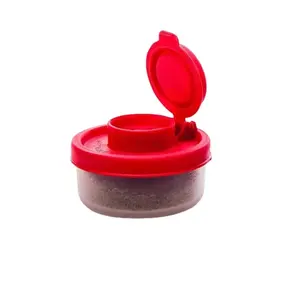 American Mini Seasoning Bottle with Lid, Moisture-Proof Durable Outdoor Cooking Salt Pepper Shaker, Daily Use Condiment Container