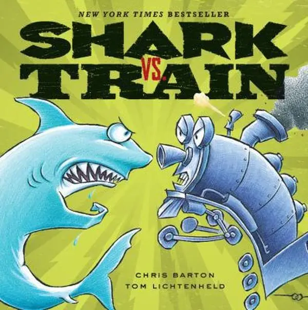 USED Book - Shark vs. Train by Barton, Chris (Hardcover) - english