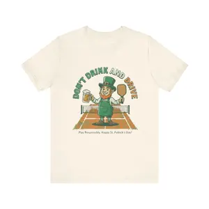 Pickleball T-Shirt: St Patricks Day Funny Tee