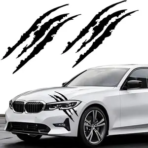 Monster Claw Marks Car Sticker, Waterproof Modified Vinyl Decals for Cars Off-road Vehicles SUVs, Full Body Decorations, Vehicle Exterior Decoration, Gifts for Vehicle Modification Enthusiasts, Universal Car Sticker
