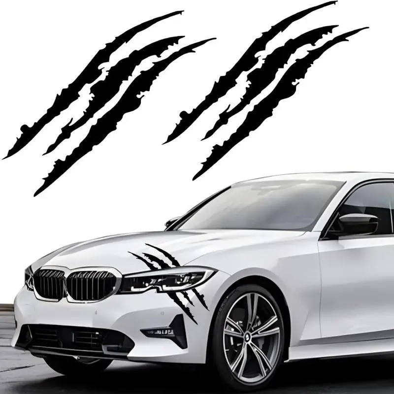Monster Claw Marks Car Sticker, Waterproof Modified Vinyl Decals for Cars Off-road Vehicles SUVs, Full Body Decorations, Cool Car Decoration, Vehicle Exterior Decoration, Gifts for Vehicle Modification Enthusiasts, Universal Car Sticker