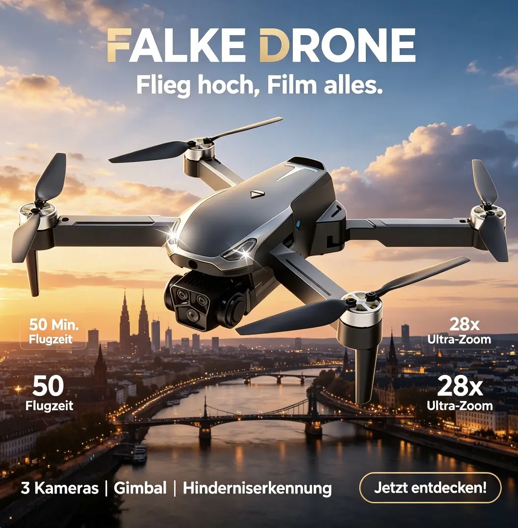 2026 M8 Pro Drone & 4K Camera, GPS & 5G WiFi FPV, Brushless Motor, Optical Flow Hover, Smart Obstacle Avoidance, Auto Return, 360° Stunt Roll, Dual Batteries Included