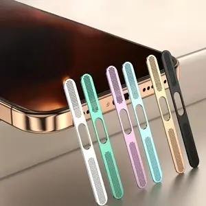 4 Pack Dust Filters for iPhone 16 Pro Max 16 Plus 15 Pro Max 15 Plus, Durable Material Protective Dust Protection for Phones Accessories, Smartphone Accessories