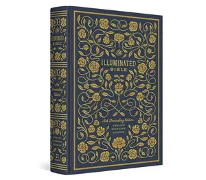 ESV Illuminated Bible, Art Journaling Edition (Cloth over Board, Navy) Hardcover – Illustrated, October 31, 2017