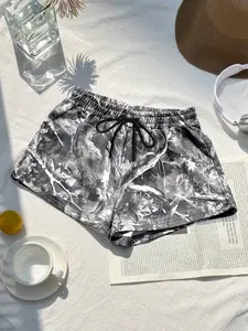 Vintage Street Style Camouflage Print Loose-Fitting Summer Sport Shorts, Lightweight and Casual Design for Men and Women, Streetwear Sports Shorts, Athleisure Street Shorts, Casual Sporty Shorts, Casual Athletic Shorts
