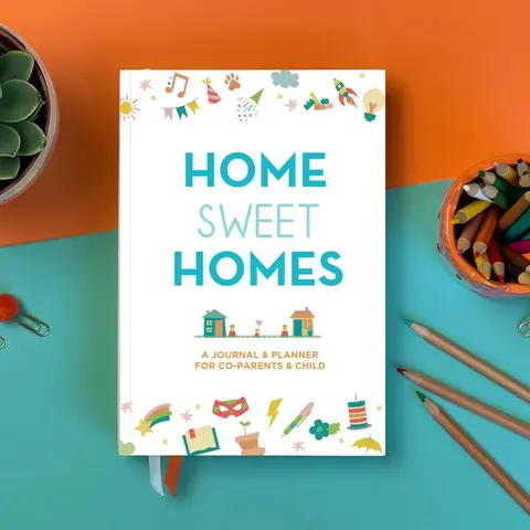 Home Sweet Homes Co-parenting Journal & Planner