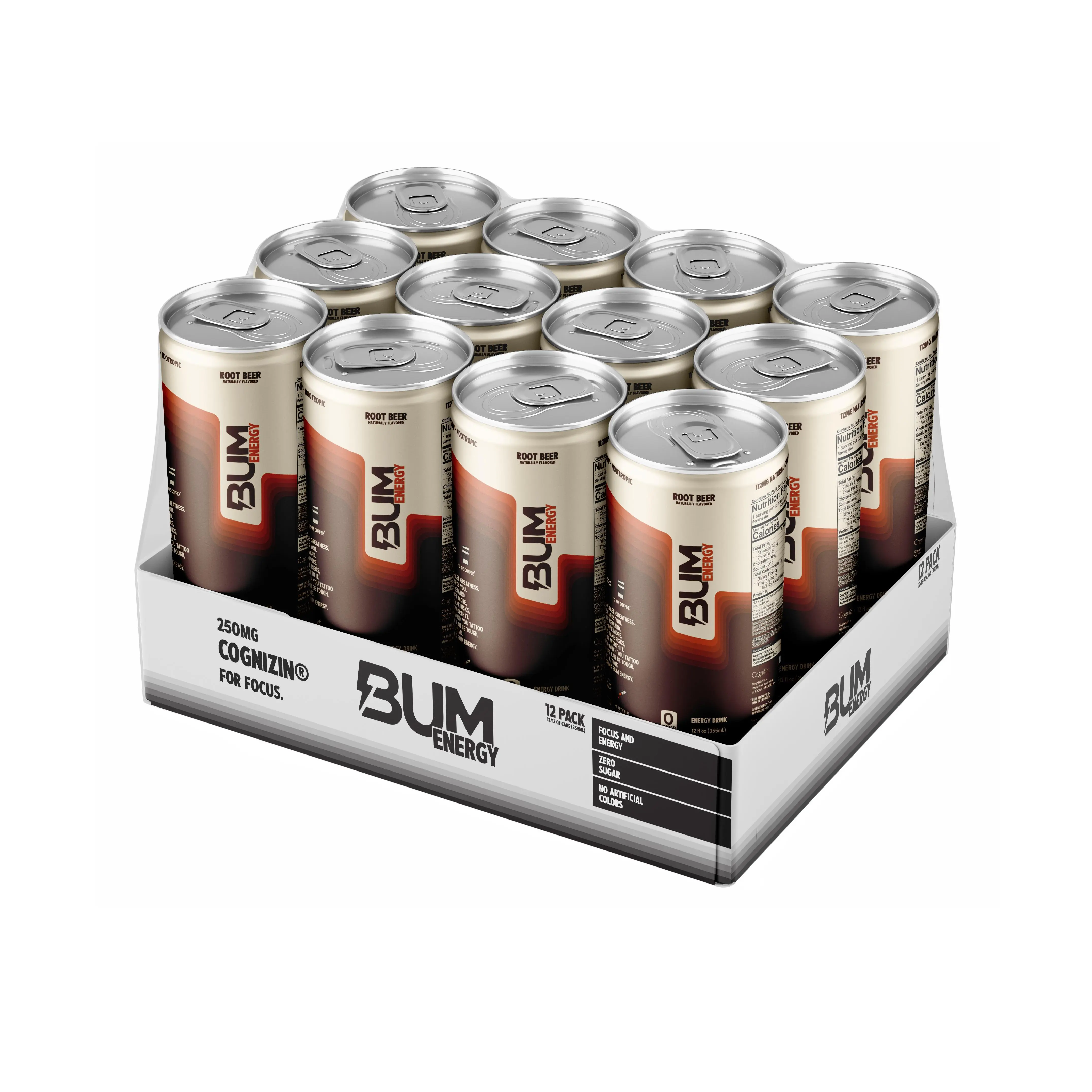 BUM Energy Drink – Sugar Free Energy Drink with Natural Caffeine & Cognizin for Energy & Focus – Clean Energy Beverage – 12 oz Cans (12 Pack) BUM Energy Drink – Sugar Free Energy Drink with Natural Caffeine & Cognizin for Energy & Focus – Clean Energy Beverage – 12 oz Cans (12 Pack)