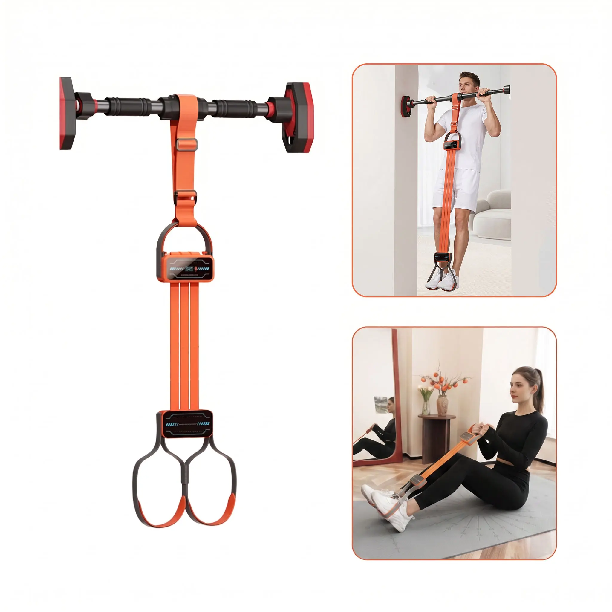 Thickened Pull Up Assistance Bands with Adjustable Elastic Resistance, Detachable & Versatile Design for Home Gym Equipment, Supports 330 lbs, Reinforced Detachable Structure, Thickened & Tear-Resistant Bands, Strength Training Band, Durable Stretching Ba
