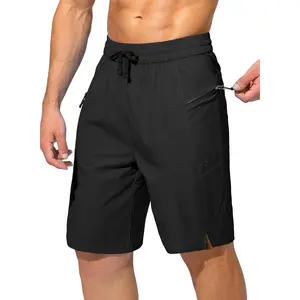 Men's Quick Dry Swim Trunks Board Shorts with Zipper Pockets No Mesh Liner Beach Bathing Suits for Men