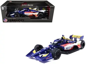 Dallara IndyCar #14 "HFOT.Org" AJ Foyt Racing "NTT IndyCar Series" (2026) 1/18 Diecast Model Car by IXO Models