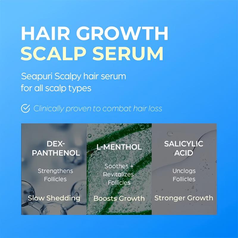 Little Blue Tube Hair Growth Essence | Thicker Looking Hair | Precise Scalp Applicator | Free from Parabens/Sulfates | Perfect Holiday Gift | Special gift