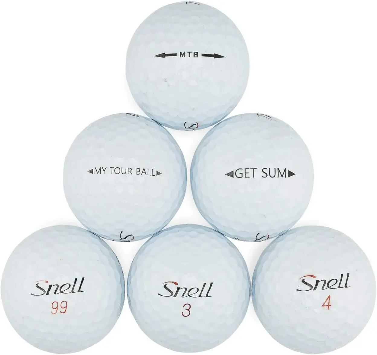 Snell Golf Ball Mix - 1 Dozen Snell Golf Ball Mix - 1 Dozen