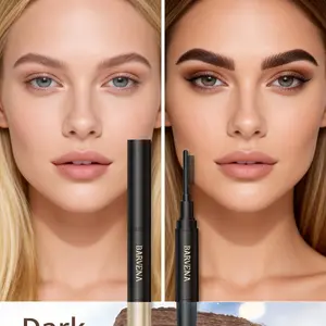 Double-Ended Eyebrow Pencil, Two Colors, Easy to Shape, High Pigment, Daily Makeup, Beginner Friendly, Non-Toxic, Cosmetic