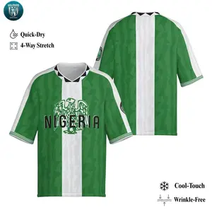 Nigeria Vintage Soccer Shirt 1996–1998 Home Jersey – Retro Nigeria Football Shirt, Classic Green Super Eagles Jersey, Vintage Nigeria T-Shirt, Old School Soccer Tee, Fan Gift, Game Day Outfit