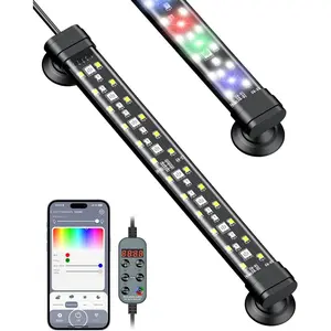 Aquarium Light with  for , 5W 8 inch Full  Fish  Light for 8-15 inch Fish Tanks, Submersible LED Lights with App Control, Timer Modes & Adjustable Brightness