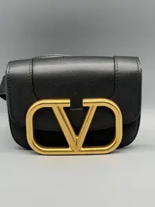 Pre-owned Valentino Leather Belt Bags GARAVANI SUPERVEE DOUBLE WRAP WAIST BAG