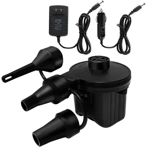 Electric Air Pump (100 Gallons/Minute) Suitable for Inflatable Mattresses, Inflatable Swimming Pools, Swimming Rings (AC 110-240 Volt/DC 12 Volt)