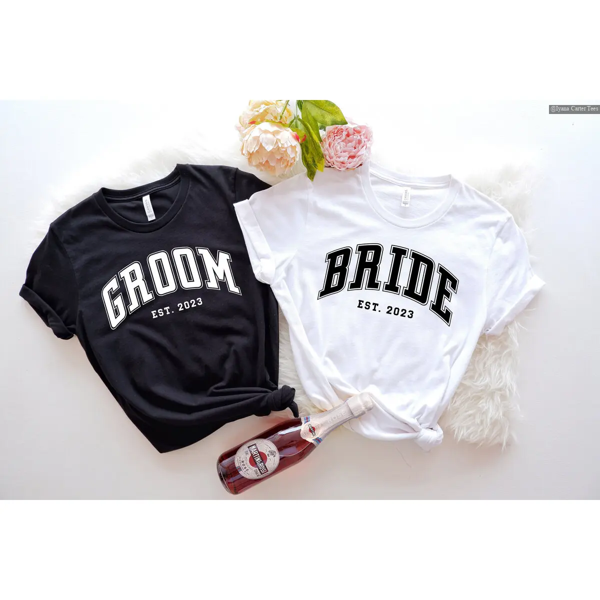 Personalized Text Bride and Groom Shirt, Custom Bride and Groom Gift for wedding or anniversary , Unisex Vintage Shirt