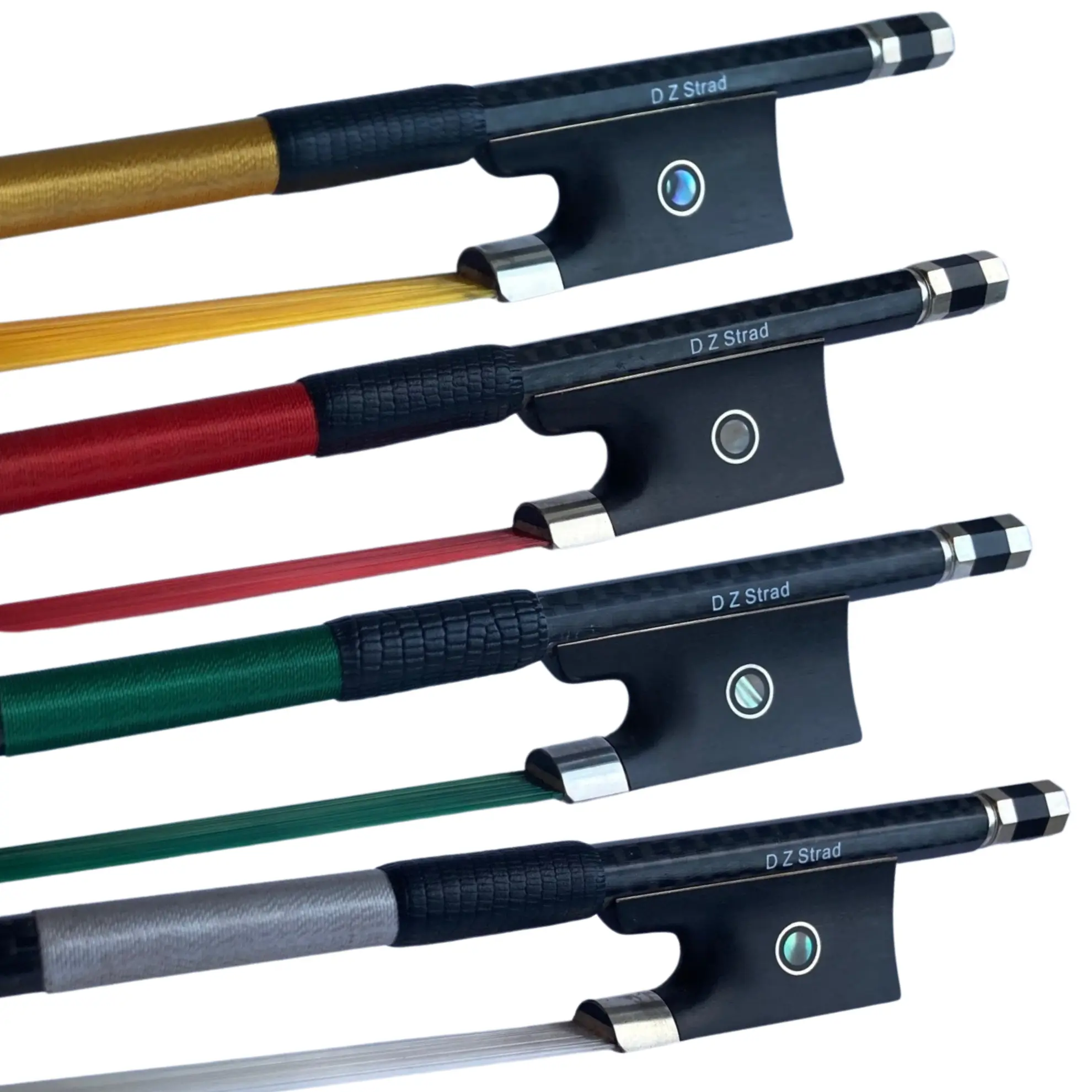 D Z Strad Violin Bow- Model RBW "Rain-BOW" Carbon Fiber Bow