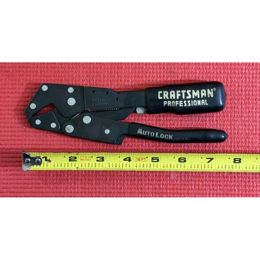 Vintage Craftsman Professional 45307 Auto Lock Pliers Made in USA Excellent!!!