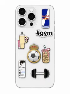 Phone Metal Stickers - Sports, Gym, RedBull