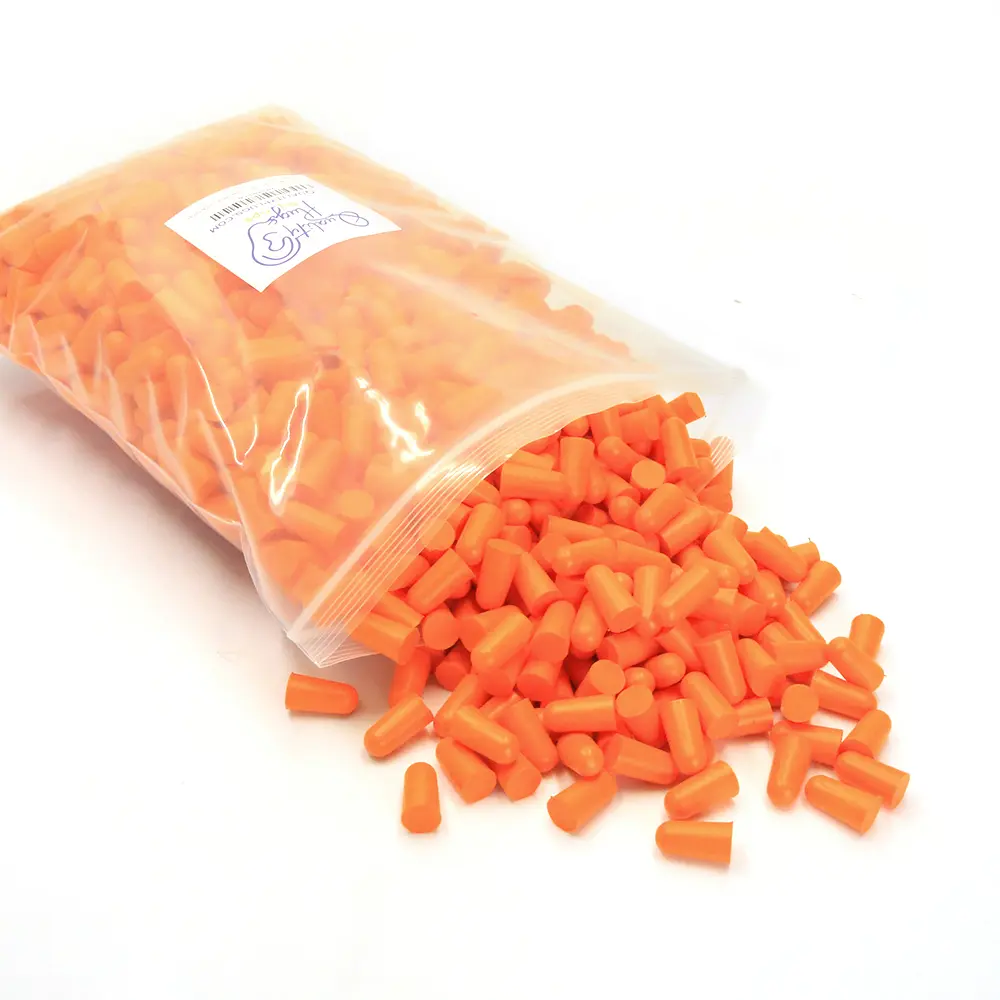 500 Pair Foam Earplugs 32 dB Disposable Noise Cancelling High Decibel Sound Blocking Soft Ear Plugs - Dispenser Refill Safety Hearing Protection Bulk Ear Protection