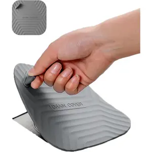 Shower Drain Cover Tub Stopper - Square  Floor Drain Cover for Bathroom, Bathtub Stopper Drain Plug Cover, Kitchen Sink Drain Stopper 5.9 Inch Grey 1 count