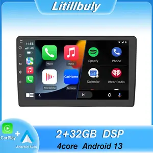 Car Stereo for Chevy/Chevrolet/GMC touch screen has Android Auto Wireless Carplay, Bluetooth WIFI supports GPS Navigation