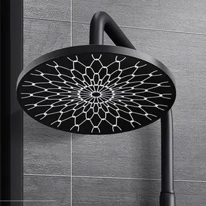 High Flow Rain Shower Head, 9.84 Inch Large Panel Home Shower Head, Boosted Pressure, Excellent Experience, High-Flow Rainfall Spray, Rainfall Showerhead