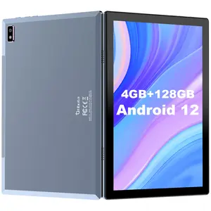 BYYBUO SmartPad T10 Full HD 10.1 Inch Android Tablet, Octa-Core 2.0 GHz Processor, New Upgrade 7000mAh Battery Capacity, 128GB ROM 1920x1200 Resolution, 2.4G+5G WiFi,Bluetooth,GPS,FM,Gray