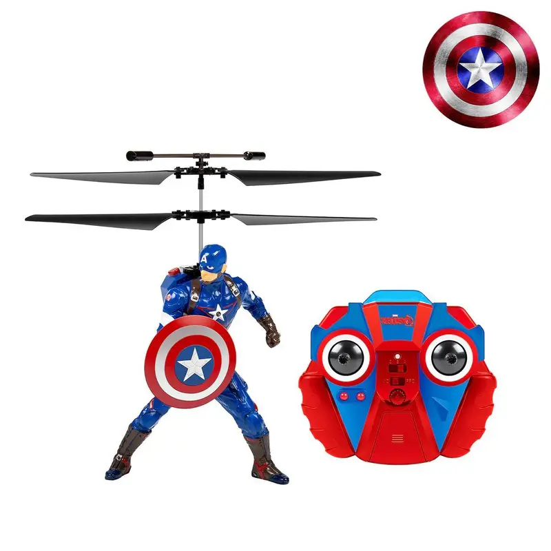 MARVEL Officially Licensed Avengers IR RC Helicopter 2CH Spider-Man Hulk Iron Man Captain America