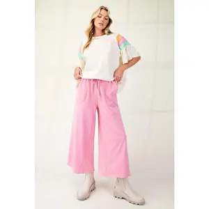 Easel Terry Pants (Plus Size Also Available)