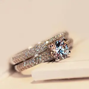 Engagement Rings,Wedding Band Engagement Rings  Women , for Women Girls Jewelry Gifts