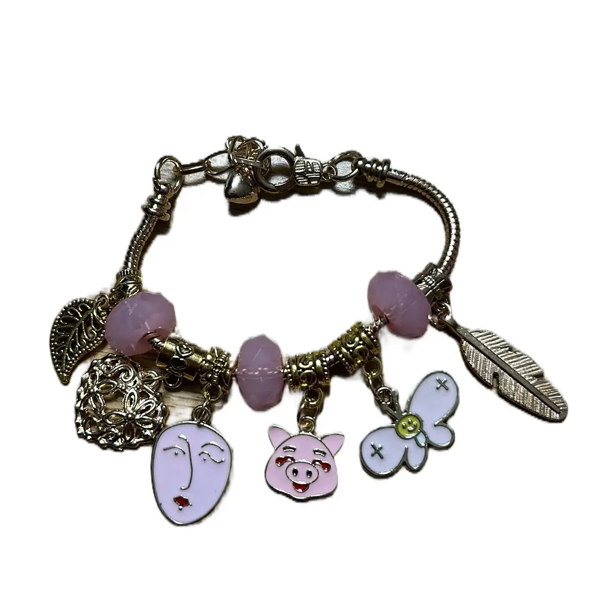 Gold Troll Bead Bracelet - Fashion Accessory